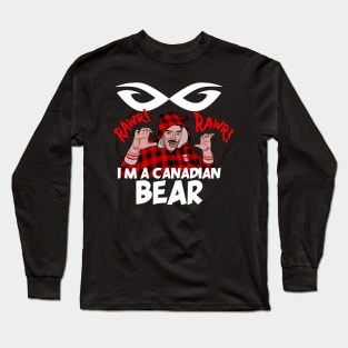 Canadian Bear Shirt Long Sleeve T-Shirt